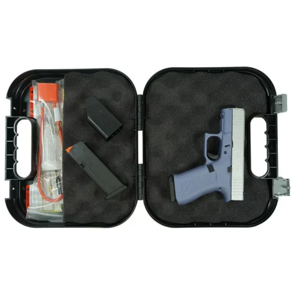 Glock Inc. Glock 43X Crushed Silver Glitter Slide/Orchid Purple Frame Handgun 9mm Luger 10rd Magazines(2) 3.4" Barrel
