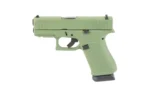 GLOCK 43X 9MM 15RD OD GREEN FRT RAIL