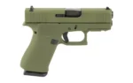 GLOCK 43X 9MM 10RD OD GREEN FRT RAIL - alternate view 2