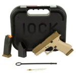 GLOCK 43X 9MM 15RD TWO TONE TAN