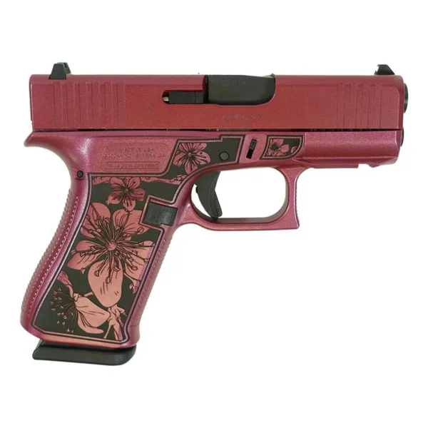 Glock Inc. Glock 43X "Cherry Blossom" Medusa Pink Handgun 9mm Luger 10rd Magazines (2) 3.4" Barrel Accessory Grip Rail USA