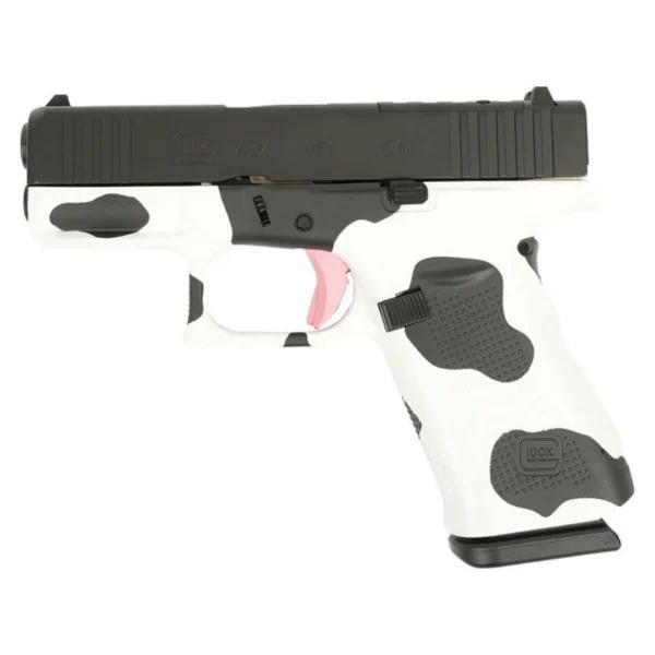 Glock Inc. Glock 43X "Cow" Hydro Dipped Handgun 9mm Luger 10rd Magazines(2) 3.4" Barrel Accessory Rail USA Made