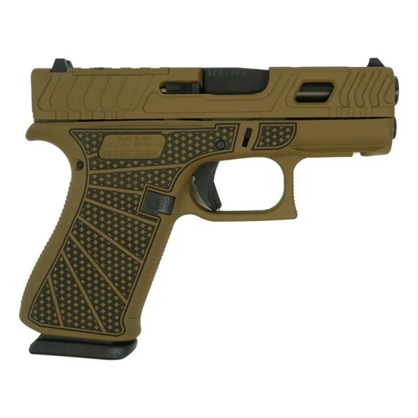 Glock Inc. Glock 43X "Jimbo Ripple Stipple" FDE Optic Cut Handgun 9mm Luger 10rd Magazines(2) 3.4" Barrel Accessory Rail USA