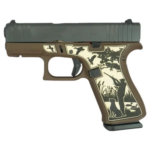 Glock Inc. Glock 43x Custom "Mallard Brown" Subcompact Handgun w/Front Rails 9mm Luger 10rd Magazines (2) 3.41" Barrel US