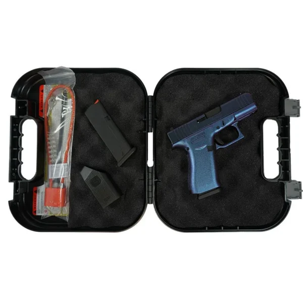 Glock Inc. Glock 43X Mongoose Purple Handgun 9mm Luger 10rd Magazines(2) 3.4" Barrel Accessory Rail USA Made