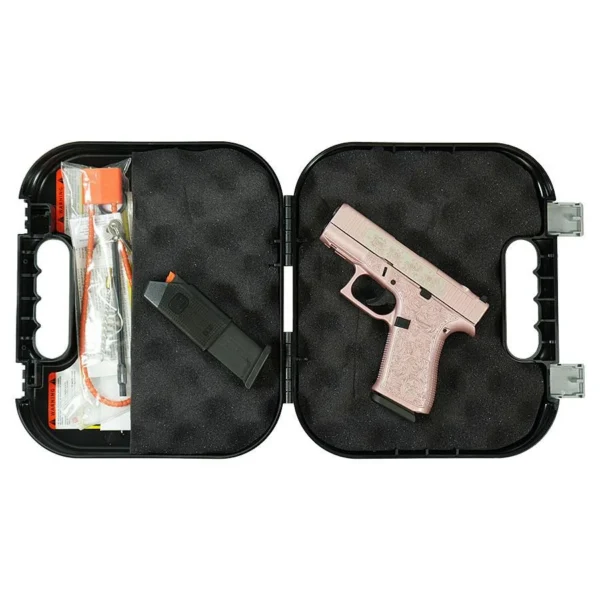 Glock Inc. Glock 43x MOS "Glock N Roses" Rose Gold Handgun 9mm Luger 10rd Magazines (2) 3.41" Barrel