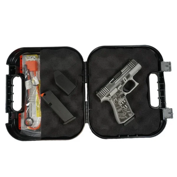 Glock Inc. Glock 43X MOS Trump "Take America Back" Satin Aluminum Handgun 9mm Luger 10rd Magazines(2) 3.4" Barrel Accessory