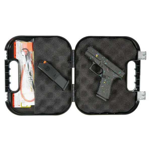 Glock Inc. Glock 43X "Multi-Color Paint Splatter" Black Handgun 9mm Luger 10rd Magazines(2) 3.41" Barrel Accessory Rail USA