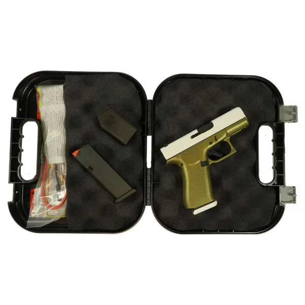Glock Inc. Glock 43X Pegasus White Handgun 9mm Luger 10rd Magazines(2) 3.4" Barrel Accessory Rail USA Made