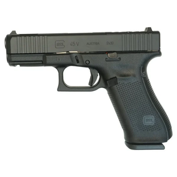 Glock Inc. Glock V-Series Optic Ready Model 45 Handgun 9mm Luger 17rd Magazines (3) 3.7" Ported Barrel Black Cerakote Austria