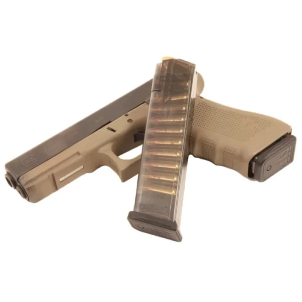 ELITE TACTICAL SYSTEMS GROUP Elite Tactical Systems Glock Handgun Magazine Fits Glock 17 19 26 34 9mm Luger 22/rd