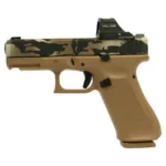 Glock Inc. Glock V-Series Model 19x OR Camo Handgun 9mm Luger 17rd Magazines (3) 4.02" Quad Ported Barrel w/Holosun 407C X2