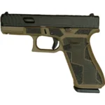 Glock Inc. Glock V-Series Model 45 Handgun 9mm Luger 17rd Magazines (3) 3.7" Barrel Kavorka Cerakote FDE Austria