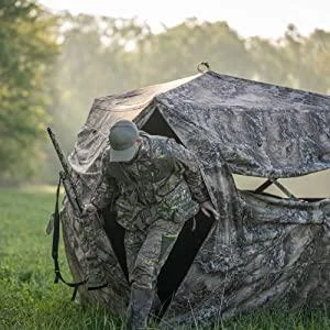 AOB BOG Grave Digger Ground Blind 600D 8.4Hx59.5Lx8.4W - Mossy Oak