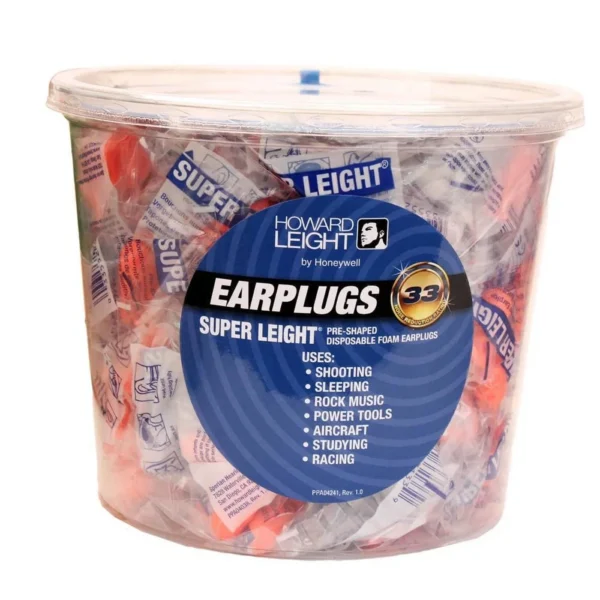 Westchester Protective Gear DBA PIP Global Safety Howard Leight Super Leight Ear Plugs Pre-Shaped Foam Coral Ear Plugs 33dB