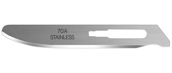 Havalon Knives Havalon Piranta #70A Stainless Steel Thicker Blunt-Tip Blades - One Dozen