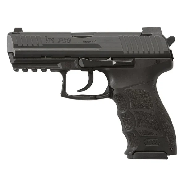 Heckler & Koch H&K P30 Handgun 9mm Luger 17rd Magazines(2) 3.85" Barrel DA/SA V3 Rear Decocking Button