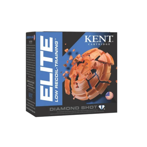 Kent Cartridge America Kent Cartridge Elite Low Recoil Shotshell Ammunition 12ga 2-3/4'' 7/8oz 1200 fps #8 25/ct