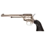 Taurus International - Heritage Heritage Rough Rider Revolver .22 LR 6rd Capacity 6.5" Barrel Silver Nickel with Black Grips