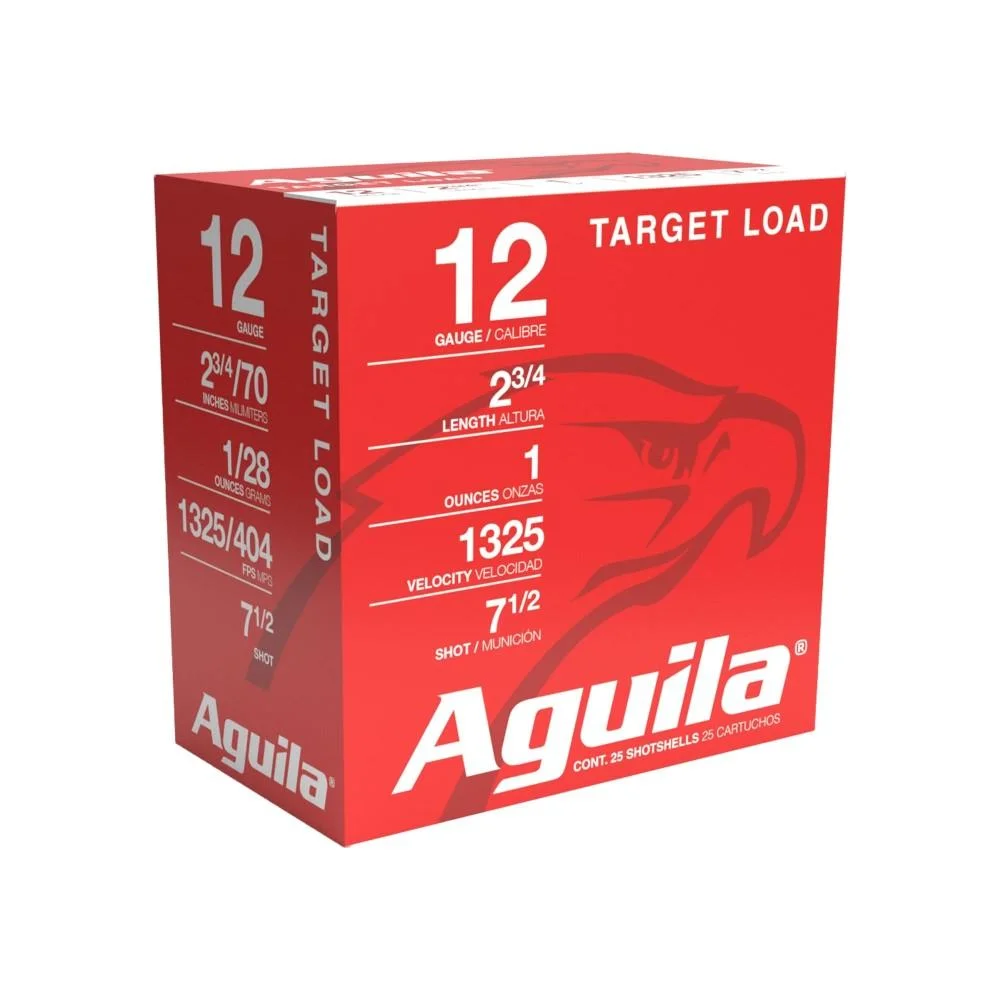 high-velocity-sporting-clays-shotshells-12-ga-primary TXAT - DBA Aguila Ammunition Aguila High Velocity Sporting Clays Shotshells 12 ga 2-3/4" 1oz 1325 fps #7.5 25/ct
