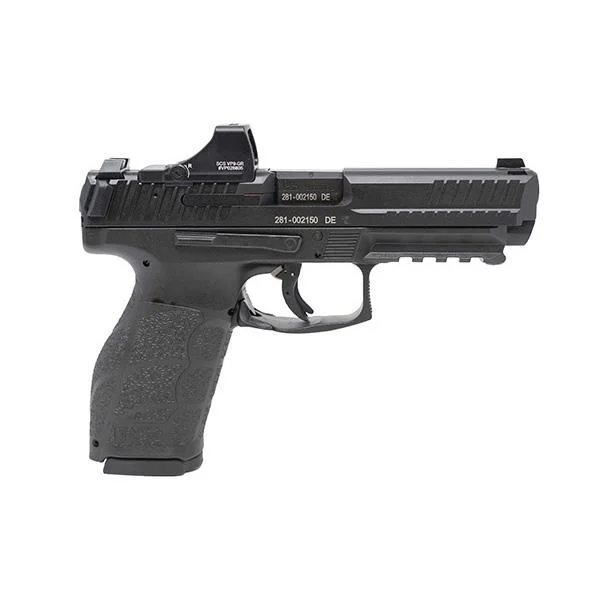 Heckler & Koch Inc. H&K VP9A1 F Handgun 9mm Luger 10rd Magazines (2) 4.53" Barrel Black Holosun SCS - CA Compliant