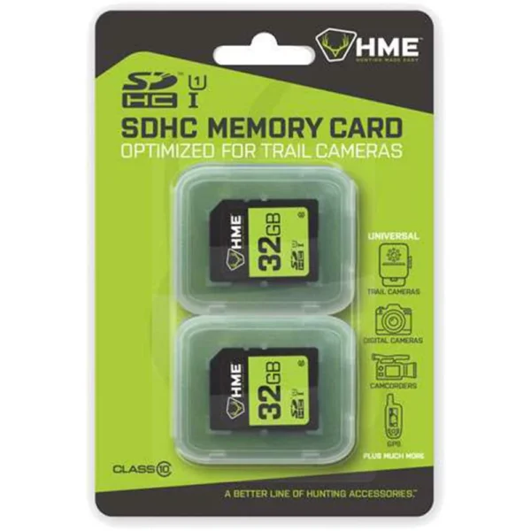 Gsm HME 32GB SDHC Memory Card 2/ct