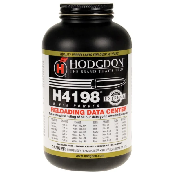 Hodgdon Powder Company Inc. Hodgdon Extreme H4198 Rifle Powder - 1lbs
