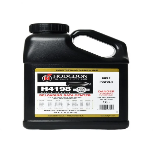 Hodgdon Powder Company Inc. Hodgdon Extreme H4198 Rifle Powder 8 lbs