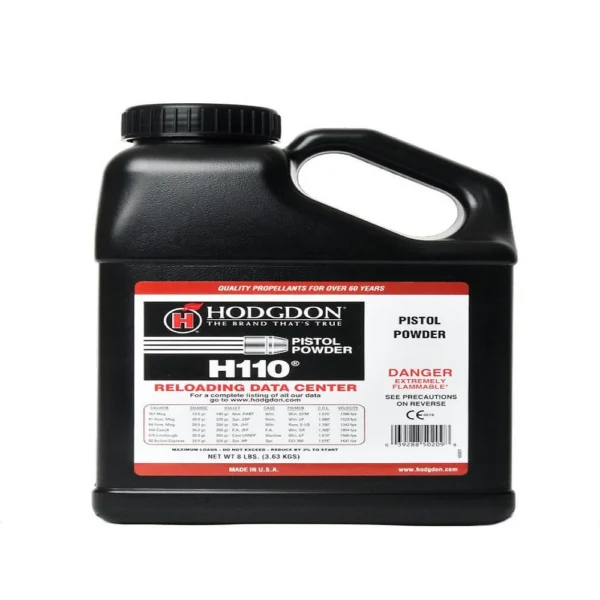 Hodgdon Powder Company Inc. Hodgdon H110 Spherical Shotshell & Handgun Powder 8 lbs