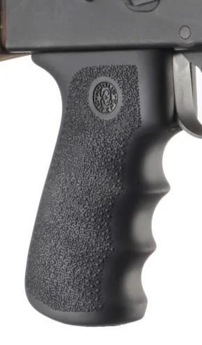 Hogue Inc. Hogue AK-47 Rubber Grips with Finger Grooves Black