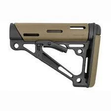 Hogue Inc. Hogue AR-15/M16 Overmolded Collapsible Mil-Spec Buffer Tube Buttstock FDE