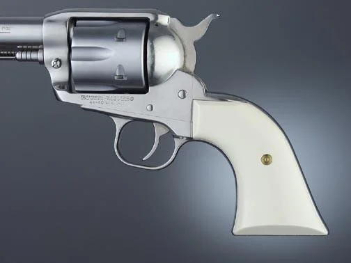 Hogue Inc. Hogue Grips Ruger Blackhawk/Vaquero Ivory Polymer Cowboy Panels