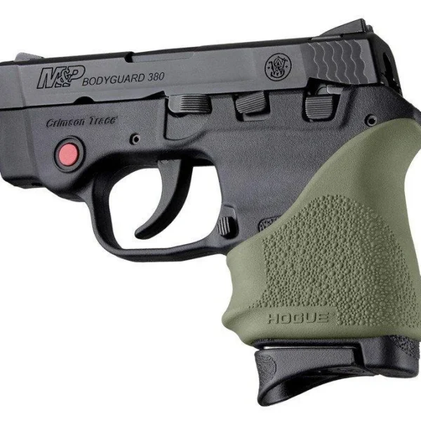 Hogue Inc. Hogue HandAll Beaver Grip Sleeve S&W Bodyguard 380/Taurus TCP & Spectrum OD GN