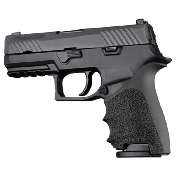 Hogue Inc. Hogue HandAll Beavertail Handgun Grip Sleeve for Sig Sauer P320 Compact Black