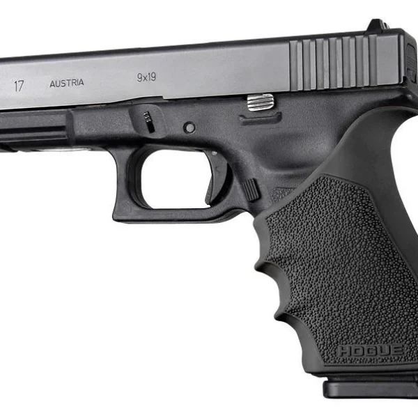 Hogue Inc. Hogue HandAll Beavertail Grip Sleeve Glock 17 G17 MOS G17L G22 G35 G35 MOS G34 G34 MOS G31 G37 Gen 3-4 Black