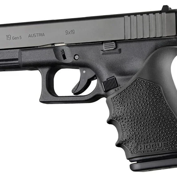 Hogue Inc. Hogue HandAll Beavertail Grip Sleeve Glock 19 23 32 38 Gen 1-2-5 Black