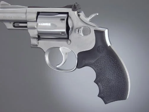 Hogue Inc. Hogue S&W K/L Round Butt Frame Rubber Bantam Style Grips