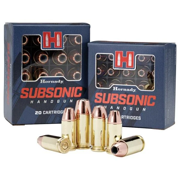 Hornady Mfg Hornady Subsonic Ammunition .40 S&W 180 gr 950 fps XTP 20/ct