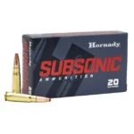 Hornady HRNDY 7.62X39 255GR SUB-X 20/200