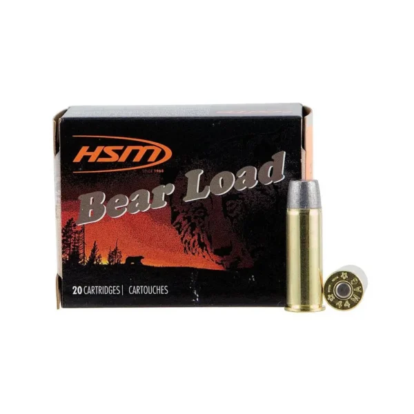 Hunting Shack DBA HSM Munitions HSM Bear Load Hard Cast Handgun Ammunition 44 Rem Mag 305gr WFN 1260 fps 20/ct