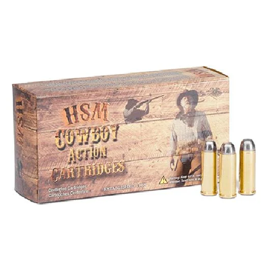 Hunting Shack DBA HSM Munitions HSM Cowboy Action Hard lead Handgun Ammunition 32-40 Win. 170gr RNFP 850 fps 20/ct