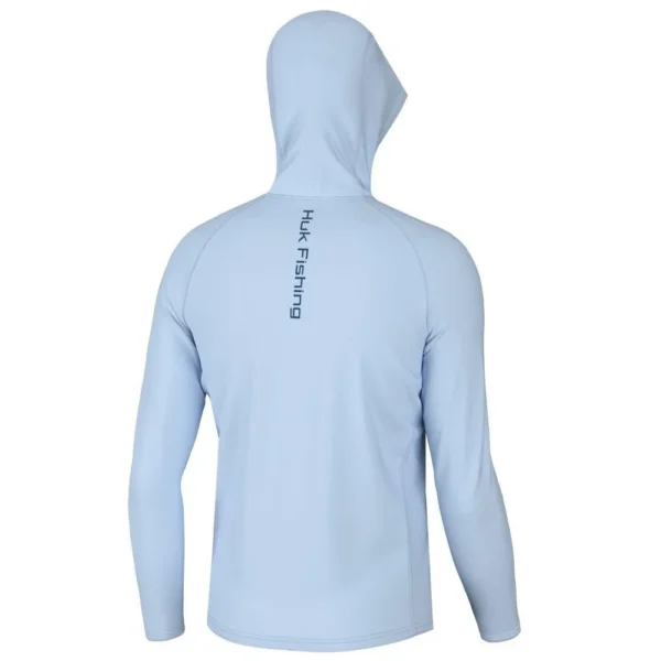 Marolina DBA HUK Huk Vented Pursuit Long Sleeve Hoodie Ice Water 2XL