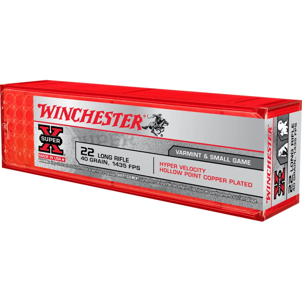 hyper-speed-rimfire-ammunition-22-lr-primary Winchester Ammunition WIN HV 22LR 40GR HP 100/2000