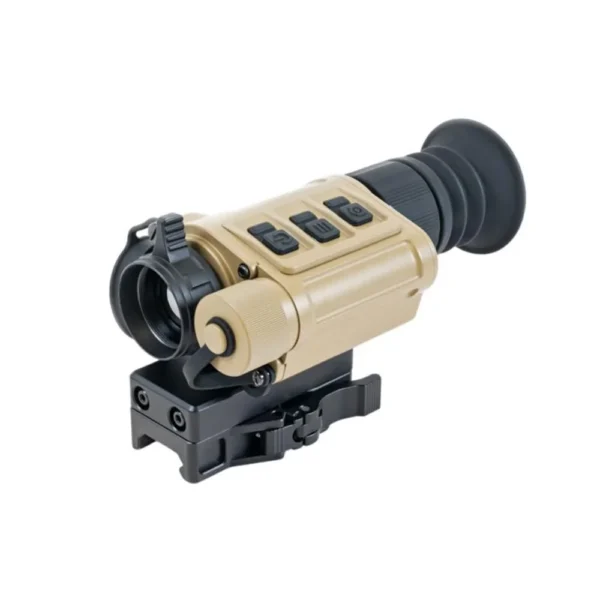 IRay USA InfiRay Rico Micro V2��640 12 Micron 25mm FDE Hand Held / Stand Alone Weapon Sight / Clip-On Mode / Weapon Mounts