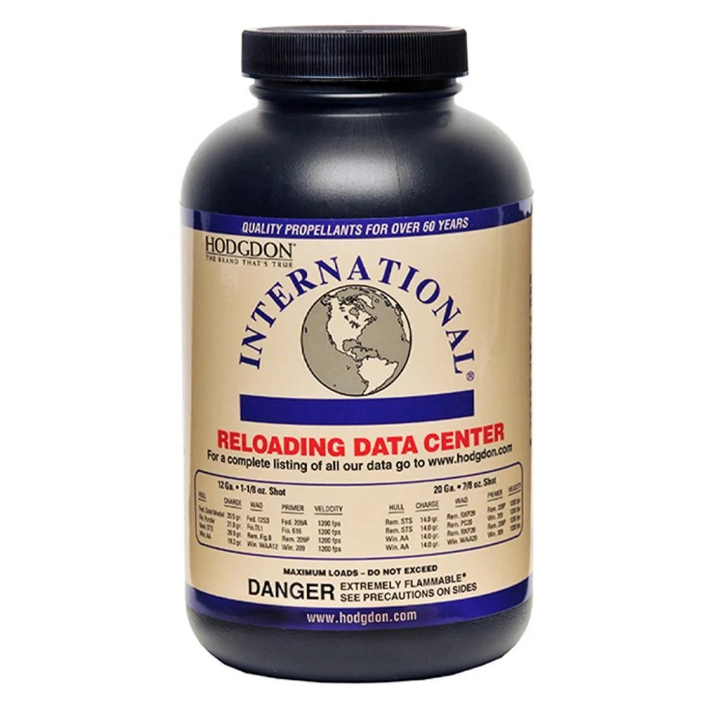 international-clays-shotshell-handgun-powder-primary Hodgdon Powder Company Inc. Hodgdon International Clays Hodgdon Clays Shotshell & Handgun Powder 14 oz