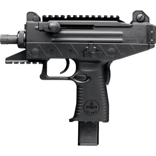 IWI UZI PRO 9mm Luger 4.5" Threaded Barrel Adjustable Sights (2x)25 Round Magazine Pistol