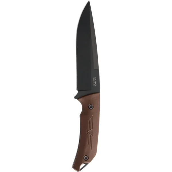 Ka-Bar Knives Inc. Ka-Bar Jarosz Turok Fixed Knife 6-1/4" Clip Point Blade Brown