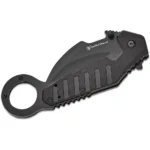 Battenfeld Knives Smith & Wesson Extreme Ops Karambit Assisted Folding Knife 3" Hawkbill Blade Black Box - alternate view 4