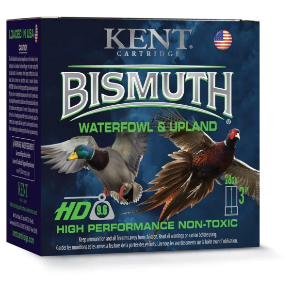 Kent Cartridge America Kent Bismuth High-Performance Non-Toxic Waterfowl & Upland Shotshells 28ga 3" 1oz 1350 fps #4 25/ct