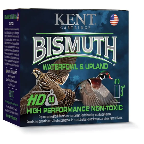 Kent Cartridge America Kent Bismuth High-Performance Non-Toxic Waterfowl & Upland Shotshells 410ga 3" 9/16oz 1150 fps #4